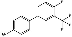 4'-FLUORO-3'-TRIFLUOROMETHYL-BIPHENYL-4-YLAMINE Struktur