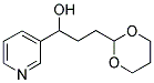 3-[2-(1,3-DIOXANYL)]-1-(3-PYRIDYL)-1-PROPANOL Struktur