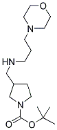 1-BOC-3-([(MORPHOLIN-4-YLPROPYL)-AMINO]-METHYL)-PYRROLIDINE Struktur