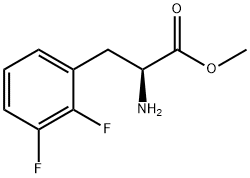 METHYL (2S)-2-AMINO-3-(2,3-DIFLUOROPHENYL)PROPANOATE Struktur