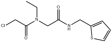 N-[[5-(2-CHLOROPROPANOYL)-2-FURYL]METHYL]ACETAMIDE Struktur