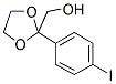 [2-(4-IODOPHENYL)-[1,3]DIOXOLAN-2-YL]METHANOL Struktur