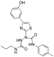 N~1~-(4-METHYLPHENYL)-1-[4-(3-HYDROXYPHENYL)-1,3-THIAZOL-2-YL]-N~2~-PROPYL-1,2-HYDRAZINEDICARBOXAMIDE