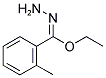 ETHYL 2-METHYLPHENYLMETHANEHYDRAZONATE Struktur