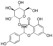 DIHYDROKAEMPFEROL-3-O-GLUCOSIDE Struktur