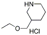 3-(ETHOXYMETHYL)PIPERIDINE HYDROCHLORIDE Struktur