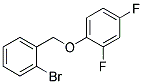 2-BROMOBENZYL-(2,4-DIFLUOROPHENYL)ETHER Struktur