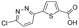 5-(6-CHLOROPYRIDAZIN-3-YL)THIOPHENE-2-CARBOXYLIC ACID Struktur