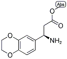 METHYL 3-(2H,3H-BENZO[3,4-E]1,4-DIOXIN-6-YL)(3R)-3-AMINOPROPANOATE Struktur