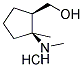 (2-METHYL-2-CIS-METHYLAMINO-CYCLOPENTYL)-METHANOL HYDROCHLORIDE Struktur