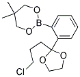 2-[2-[2-(3-CHLOROPROPYL)-1,3-DIOXOLAN-2-YL]PHENYL]-5,5-DIMETHYL-1,3,2-DIOXABORINANE Struktur