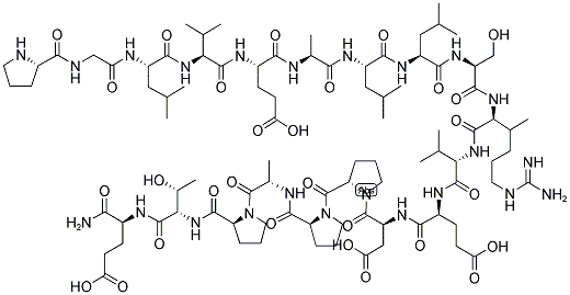 ECNOS[806-824-AMIDE](HUMAN) Struktur