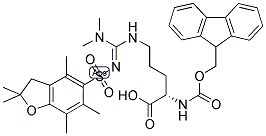 FMOC-ADMA(PBF)-OH Struktur