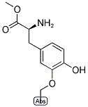 METHYL (2S)-2-AMINO-3-(3-ETHOXY-4-HYDROXYPHENYL)PROPANOATE Struktur