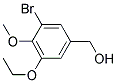 (3-BROMO-5-ETHOXY-4-METHOXYPHENYL)METHANOL Struktur