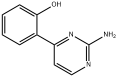 2-(2-AMINOPYRIMIDIN-4-YL)PHENOL Struktur