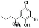 2-((1S)-1-AMINOBUTYL)-6-BROMO-4-CHLOROPHENOL Struktur