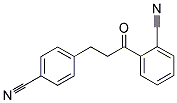 2'-CYANO-3-(4-CYANOPHENYL)PROPIOPHENONE Struktur