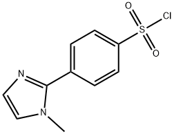 4-(1-METHYL-1H-IMIDAZOL-2-YL)BENZENESULPHONYL CHLORIDE Struktur