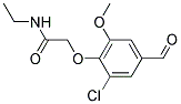 2-(2-CHLORO-4-FORMYL-6-METHOXYPHENOXY)-N-ETHYLACETAMIDE Struktur