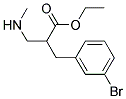 3-(3-BROMO-PHENYL)-2-METHYLAMINOMETHYL-PROPIONIC ACID ETHYL ESTER Struktur