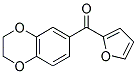 2-[3,4-(ETHYLENEDIOXY)BENZOYL]FURAN Struktur