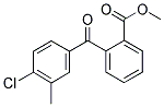 METHYL 2-(4-CHLORO-3-METHYLBENZOYL)BENZOATE Struktur