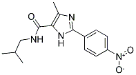 5-METHYL-2-(4-NITRO-PHENYL)-3H-IMIDAZOLE-4-CARBOXYLIC ACID ISOBUTYL-AMIDE Struktur