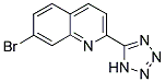 7-BROMO-2-(1H-TETRAZOL-5-YL)QUINOLINE Struktur