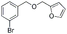 3-BROMOBENZYL FURFURYL ETHER Struktur