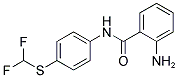 2-AMINO-N-[4-[(DIFLUOROMETHYL)THIO]PHENYL]BENZAMIDE Struktur