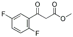 METHYL 2,5-DIFLUOROBENZOYLACETATE Struktur