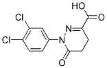 1-(3,4-DICHLOROPHENYL)-6-OXO-1,4,5,6-TETRAHYDROPYRIDAZINE-3-CARBOXYLIC ACID Struktur