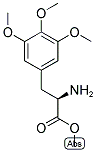 METHYL (2R)-2-AMINO-3-(3,4,5-TRIMETHOXYPHENYL)PROPANOATE Struktur