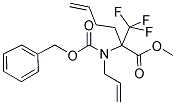 METHYL 2-(ALLYL[(BENZYLOXY)CARBONYL]AMINO)-2-(TRIFLUOROMETHYL)HEX-5-ENOATE Struktur