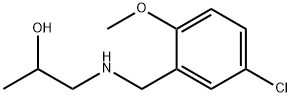 1-((5-CHLORO-2-METHOXYBENZYL)AMINO)PROPAN-2-OL Struktur