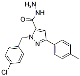 1-(4-CHLOROBENZYL)-3-P-TOLYL-1H-PYRAZOLE-5-CARBOHYDRAZIDE Struktur