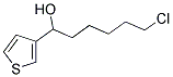 6-CHLORO-1-(3-THIENYL)-1-HEXANOL Struktur