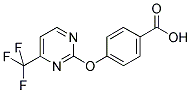 4-([4-(TRIFLUOROMETHYL)PYRIMIDIN-2-YL]OXY)BENZOIC ACID Struktur