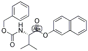 Z-VAL-BETA-NAPHTHYL ESTER Struktur