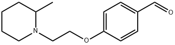 4-[2-(2-METHYL-PIPERIDIN-1-YL)-ETHOXY]-BENZALDEHYDE Struktur