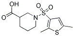 1-[(2,5-DIMETHYLTHIEN-3-YL)SULFONYL]PIPERIDINE-3-CARBOXYLIC ACID Struktur