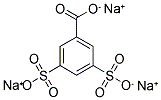 3,5-DISULFOBENZOIC ACID TRISODIUM SALT Struktur