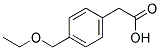 (4-ETHOXYMETHYL-PHENYL)-ACETIC ACID Struktur