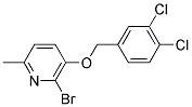 2-BROMO-6-METHYL-3-PYRIDINYL 3,4-DICHLOROBENZYL ETHER Struktur