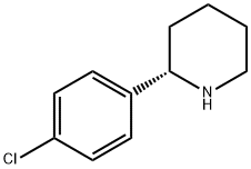 (S)-2-(4-CHLOROPHENYL)PIPERIDINE Struktur