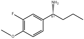 (1R)-1-(3-FLUORO-4-METHOXYPHENYL)BUTYLAMINE Struktur