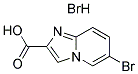 6-BROMO-IMIDAZO[1,2-A]PYRIDINE-2-CARBOXYLIC ACID HYDROBROMIDE Struktur