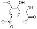 AMINO-(2-HYDROXY-3-METHOXY-5-NITRO-PHENYL)-ACETIC ACID Struktur