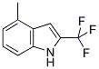 4-METHYL-2-(TRIFLUOROMETHYL)-1H-INDOLE Struktur